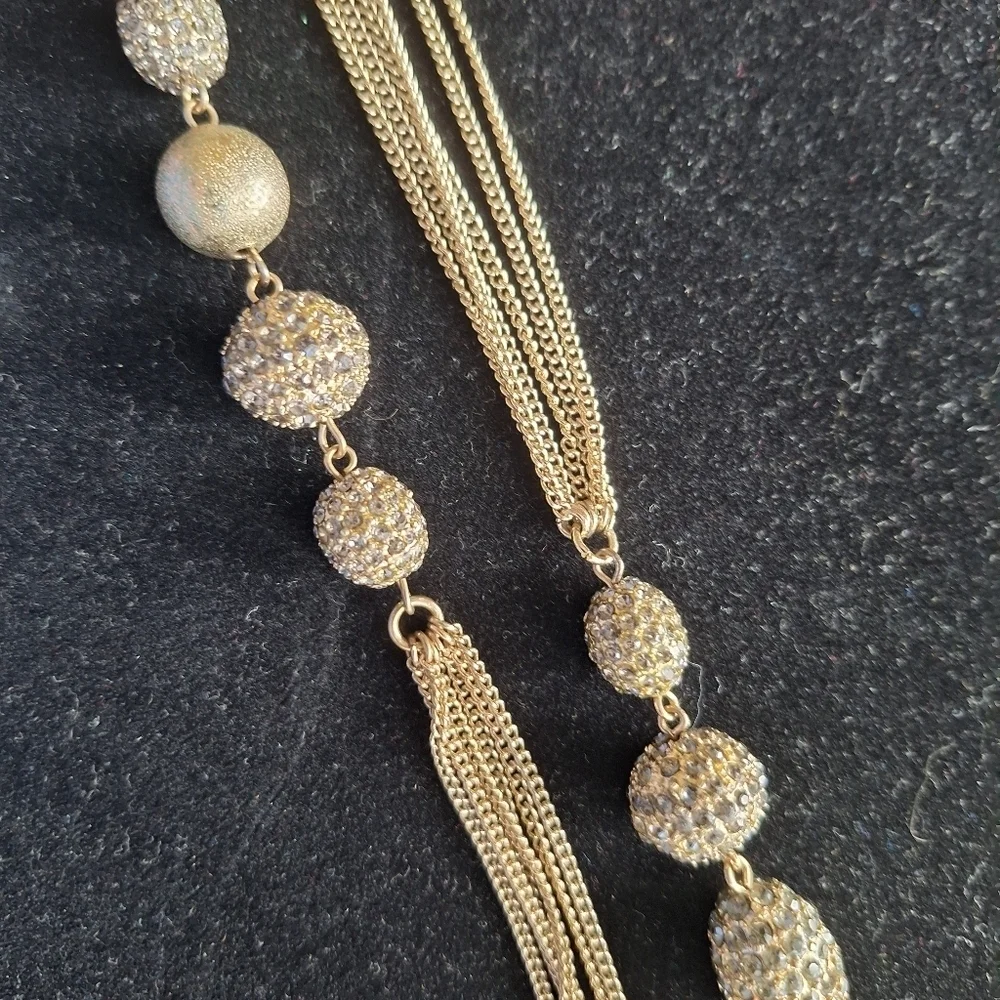 Chico’s Multi Strand Accented Long Necklace
